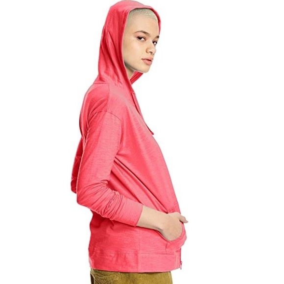 2/$25 NWOT Hanes Women's light weight jersey layering Zip up Hoodie 100% cotton - Picture 3 of 3